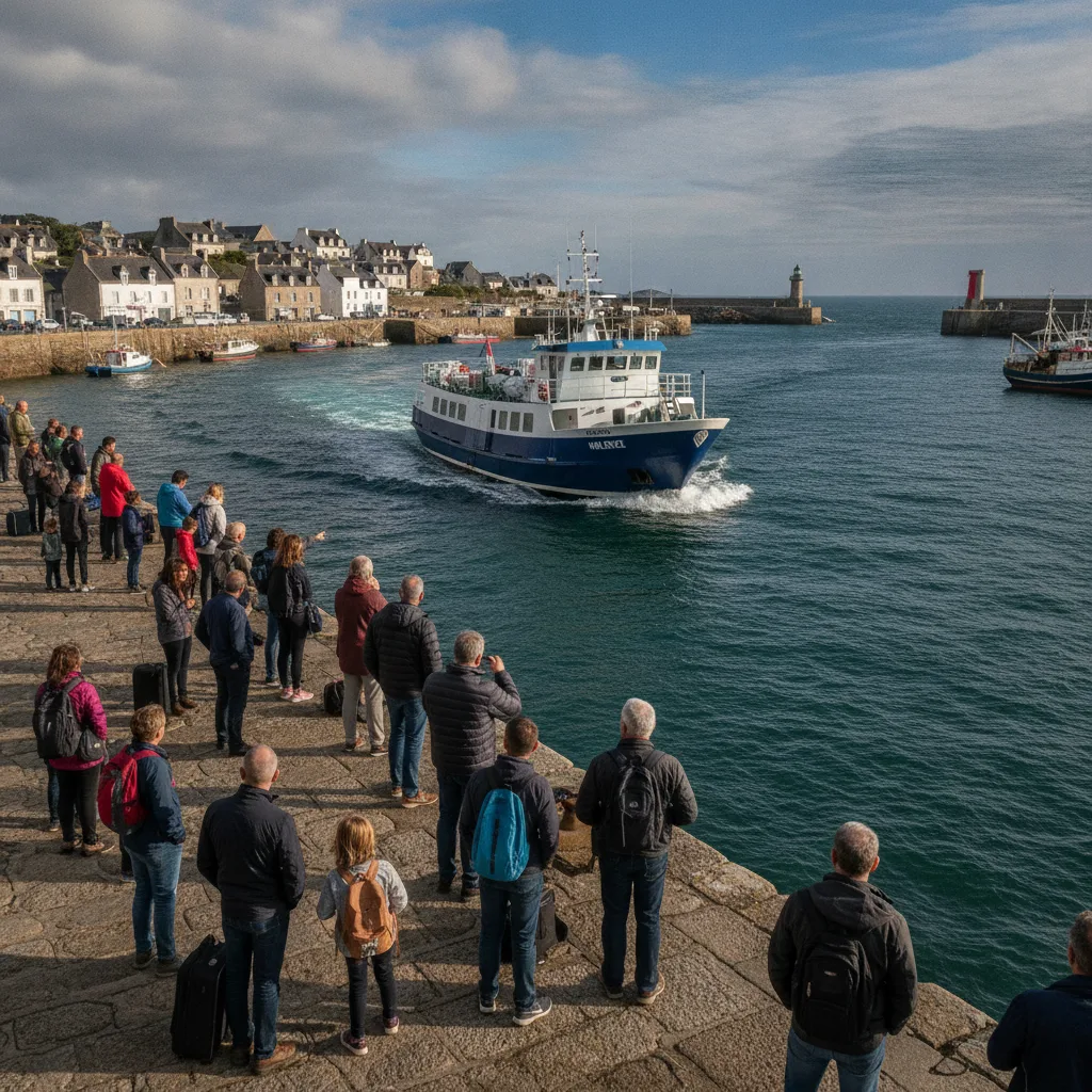 navette gare maritime Brest Ouessant