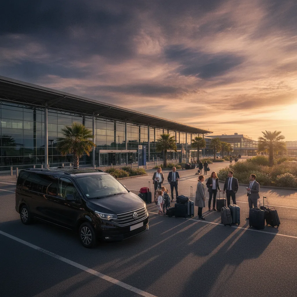 VTC aéroport Brest groupe bagages | Van 7 places - vtc aeroport brest groupe bagages